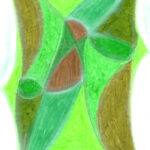 perle mayazeichen malerei Etznab weißer spiegel, erfurt malerei, malerei ölkreide, malerei pastellkreide,spirituelle