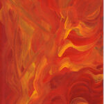 perle malerei Feuer 2, erfurt malerei, malerei acryl,spirituelle malerei
