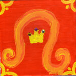 perle malerei sternzeichen Löwe, erfurt malerei, malerei acryl,spirituelle malerei