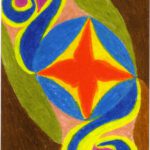 perle malerei Erdschätze, erfurt malerei, malerei ölkreide,spirituelle malerei