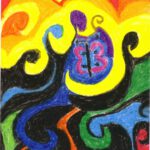 perle malerei Übergang, erfurt malerei, malerei ölkreide,spirituelle malerei