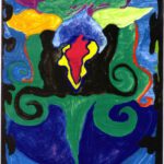 perle malerei schließen, erfurt malerei, malerei acryl,spirituelle malerei
